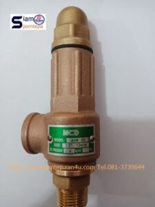 A3W-04-16 safety relief valve size 1/2″ pressure 16bar 240psi ทองเหลือง